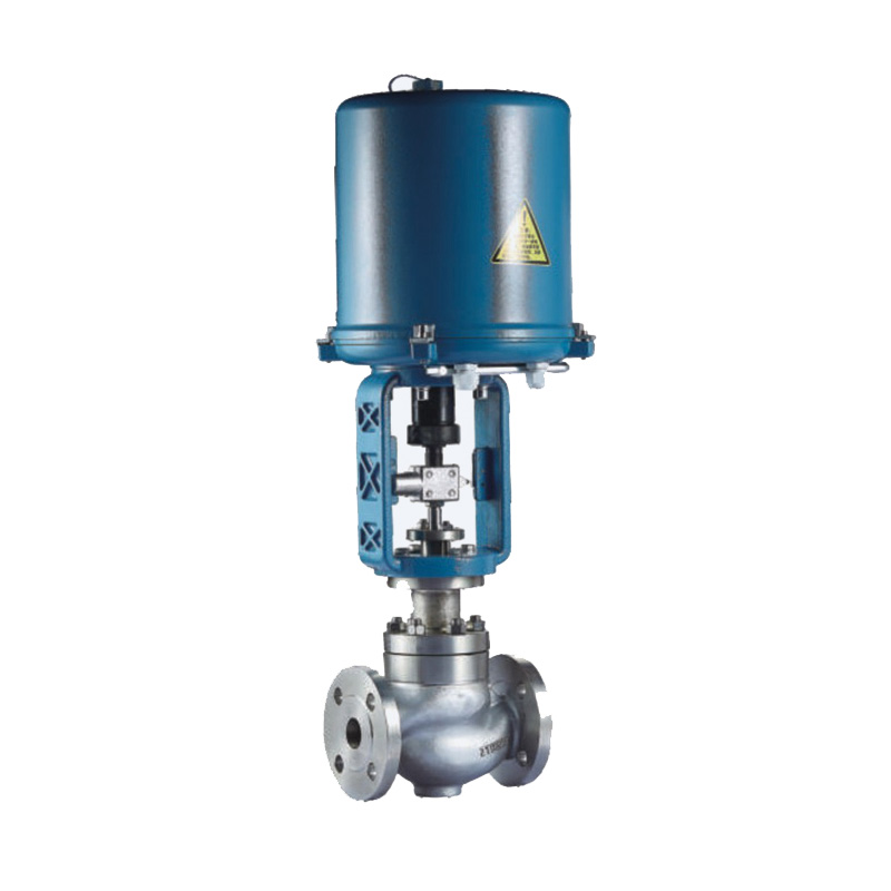 Electronic single-seat regulating valve