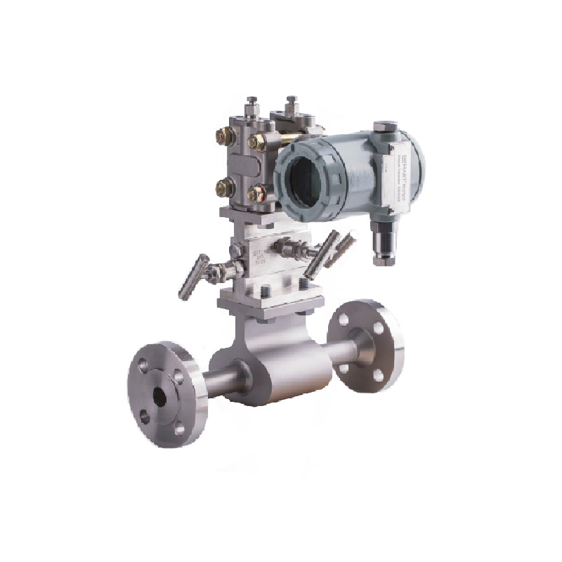 Integrated wedge flowmeter
