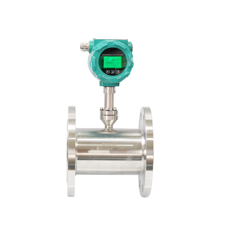 Thermal gas mass flowmeter